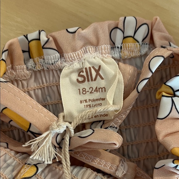 Floral Kids Swim One Piece - Picture 2 of 3